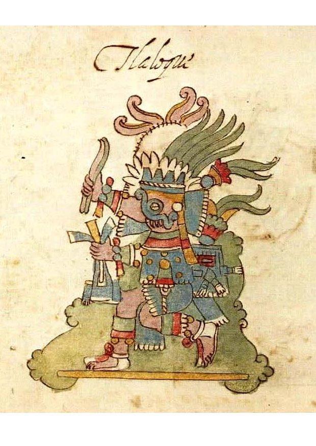 Afbeelding tlaloc - tolteken