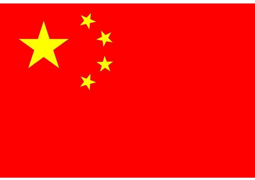 Afbeelding vlag volksrepubliek china