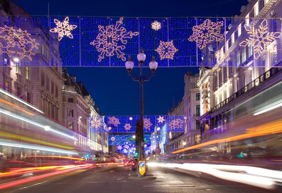 Foto kerstversiering-londen