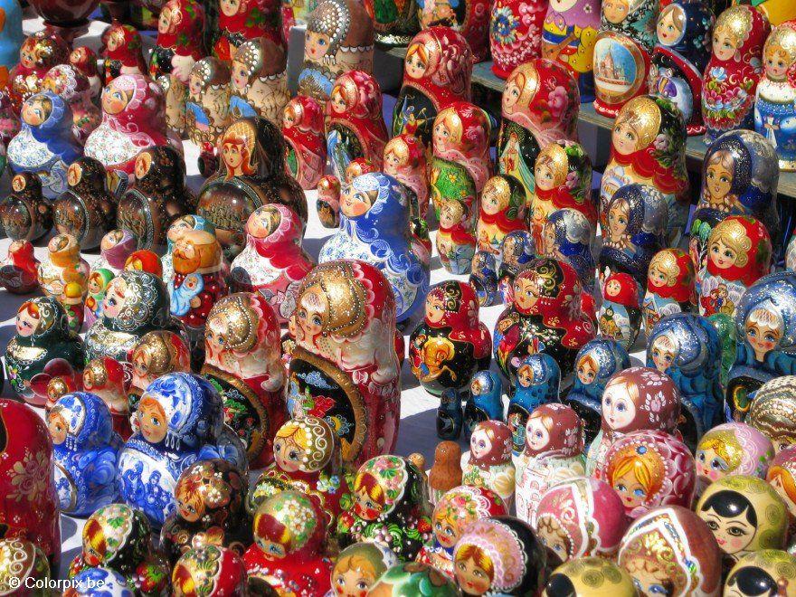 Foto matrioshka poppetjes