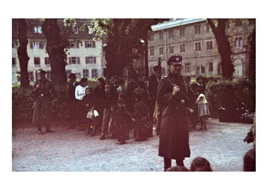 Foto roma zigeuners worden gedeporteerd