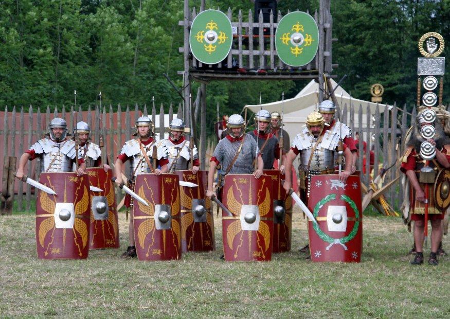 Foto romeinse soldaten