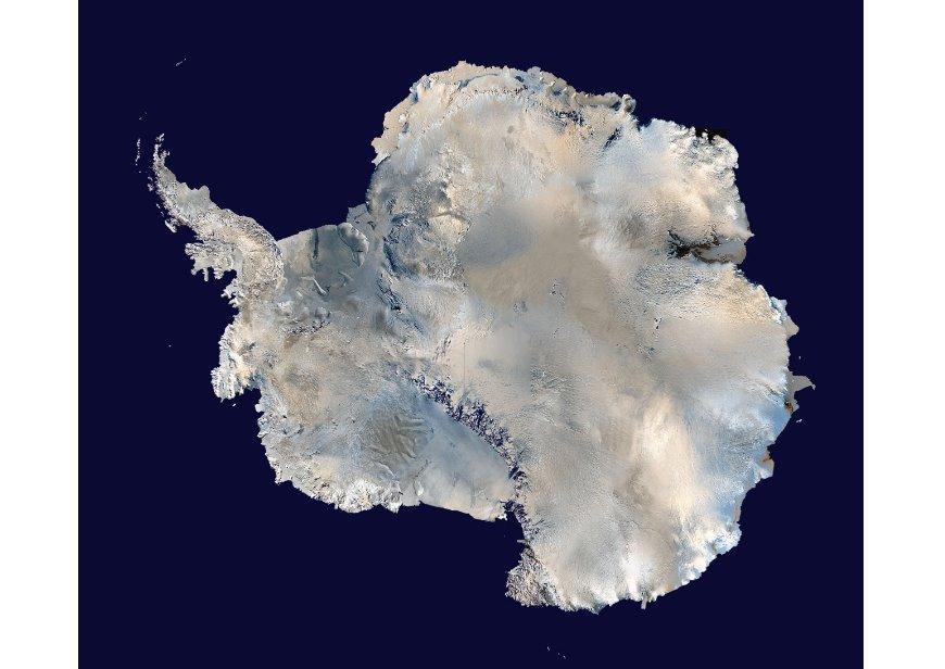 Foto sattelietfoto antartica