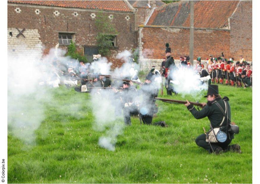 Foto slag bij waterloo