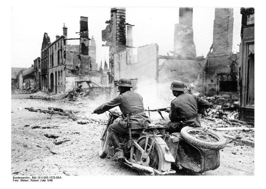 Foto soldaten door ruA¯nes - frankrijk