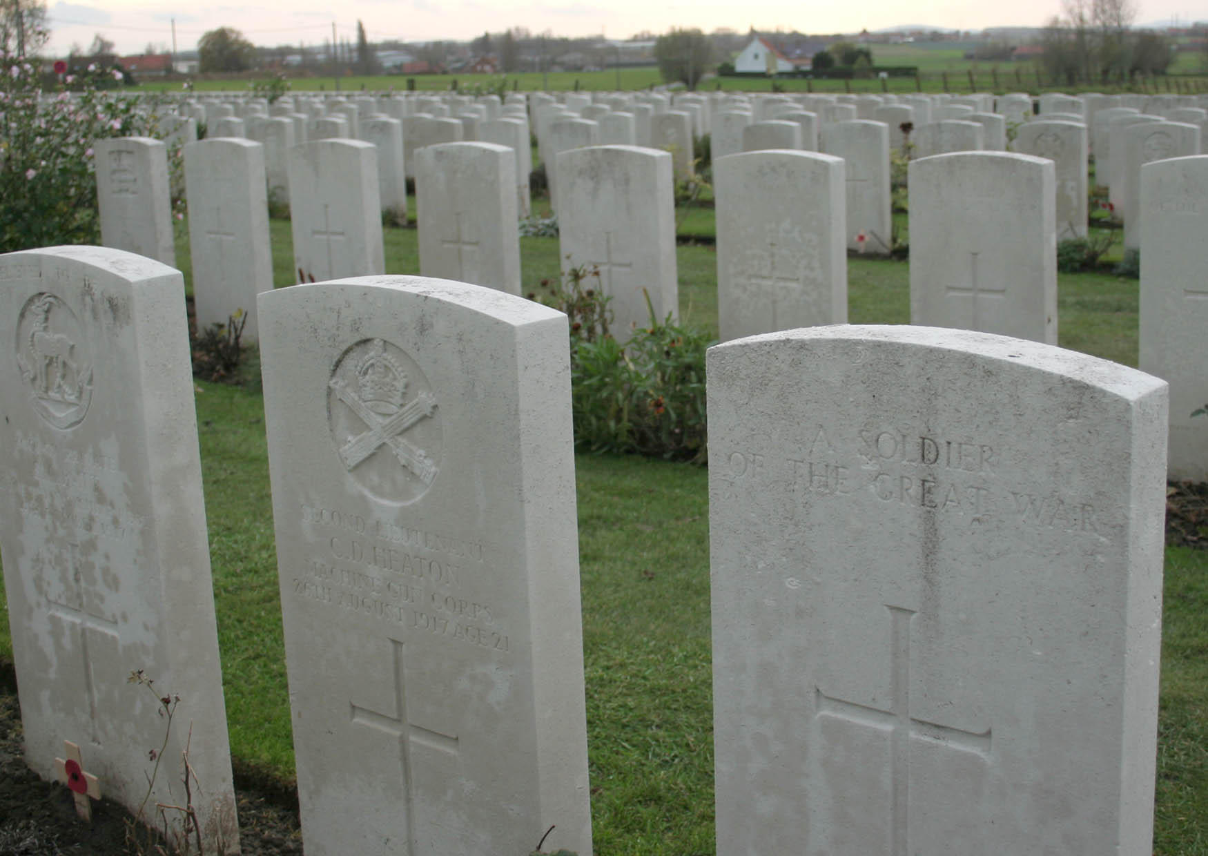 Foto tyne cot cemetery