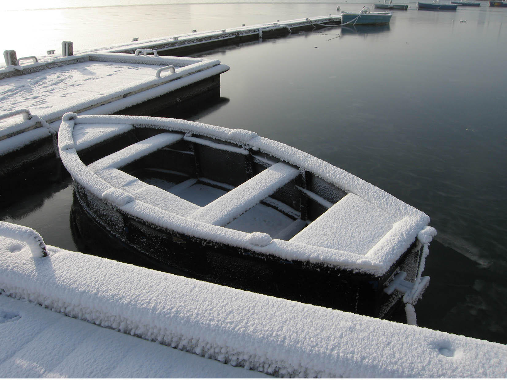 Foto winter - bootje