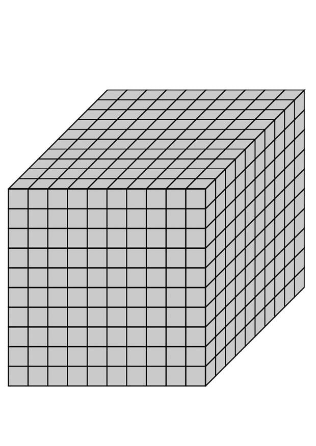 Kleurplaat 1000 cm3