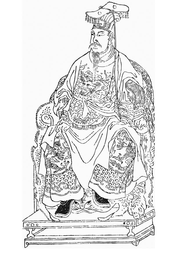 Kleurplaat yue fei