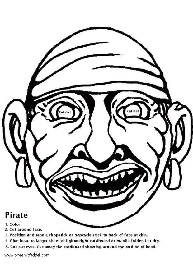 Knutselen piratenmasker