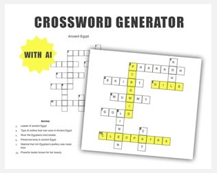 Crossword puzzle generator